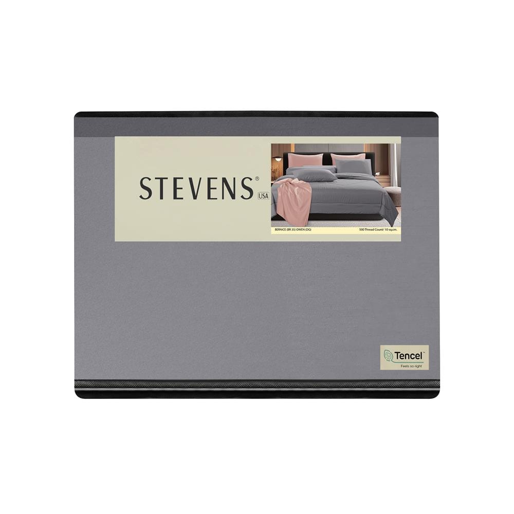 ชุดผ้าปูที่นอน 5 ฟุต (ชุด 6 ชิ้น) STEVENS TENCEL BR35DG
