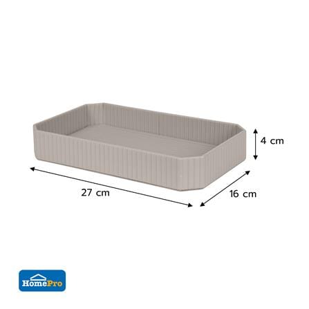 ถาด PVC KECH ARRAY 27x16x4 ซม. สีเทา_6