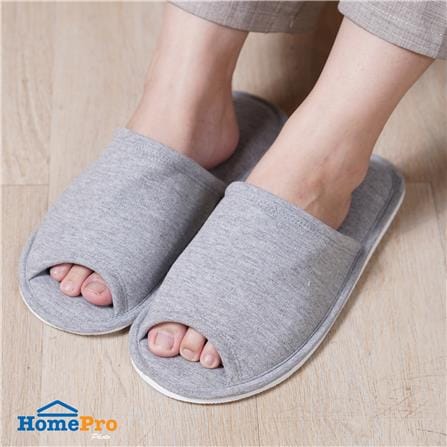 รองเท้าสลิปเปอร์ HOME LIVING STYLE KOBI SIZE L สีเทา_4