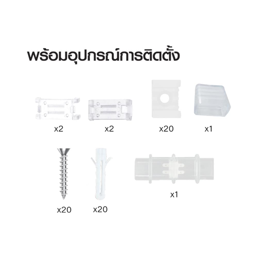 ไฟเส้น LED SHINING 10 วัตต์/เมตร WARM WHITE 10 เมตร