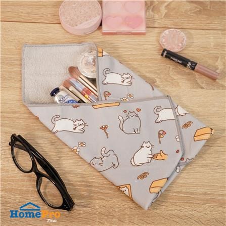ผ้าอเนกประสงค์ SNAZZ MAGIC CAT 35x35 ซม. สีเทา_5