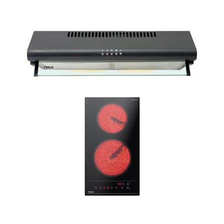 เตาฝัง+เครื่องดูดควัน TEKA VE2 Q + C 605 BK