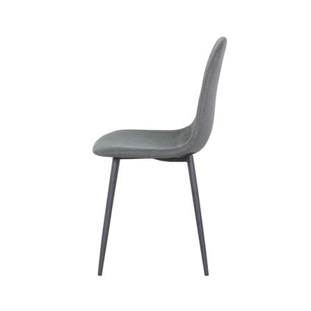 เก้าอี้ทานข้าว SB FURNITURE LALADA 59057656 สีเทาเข้ม (ชุด 4 ตัว)_3