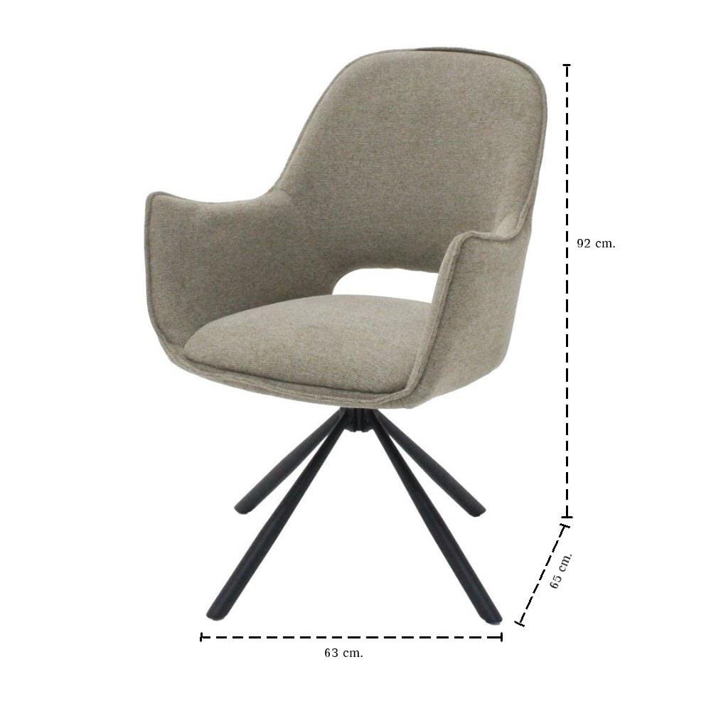 เก้าอี้ทานข้าว SB FURNITURE LUFVY 19236012 สีน้ำตาล