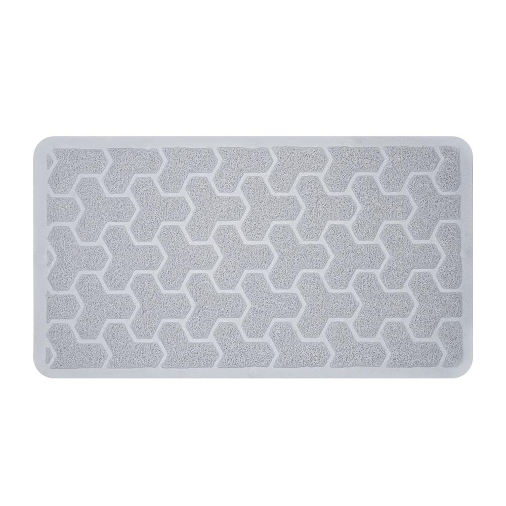 พรมห้องน้ำ PVC MOYA YHC0112 สีเทา