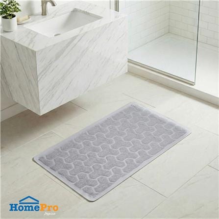 พรมห้องน้ำ PVC MOYA YHC0112 สีเทา_5