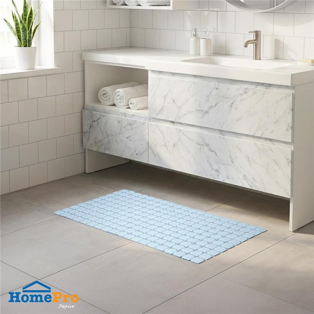 พรมห้องน้ำ PVC MOYA YHC0066 สีฟ้า