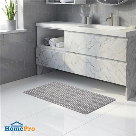 พรมห้องน้ำ PVC MOYA YHC0061 สีเทา_4