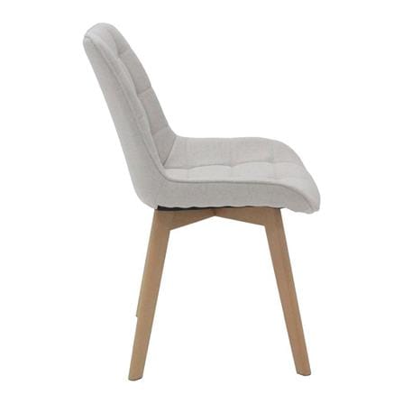 เก้าอี้ทานข้าว SB FURNITURE YAPER 59062931 สีครีม (ชุด 2 ตัว)_3