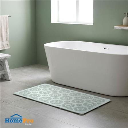 พรมห้องน้ำ PVC MOYA YHC0114 สีเขียว_4