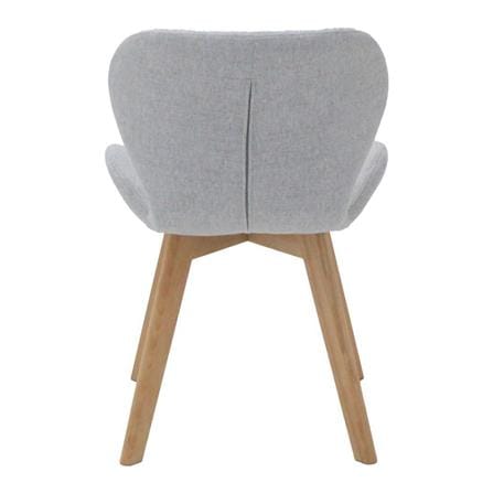 เก้าอี้ทานข้าว SB FURNITURE YEARLING 59062929 สีเทาอ่อน (ชุด 2 ตัว)_4