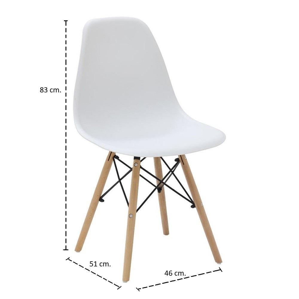 เก้าอี้ทานข้าว SB FURNITURE JOTO 59062937 สีขาว (ชุด 4 ชิ้น)