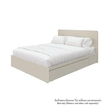 เตียง 6 ฟุต KONCEPT BLANCA 19241049 สีครีม_0