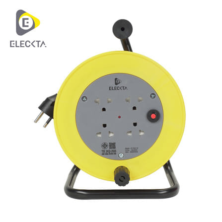 ล้อเก็บสายไฟ 4 ช่อง ELECKTA 16A ET-RLO10 10 เมตร ส...