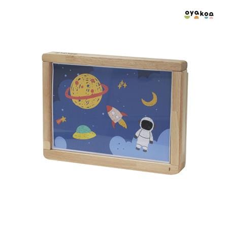 กรอบรูปเด็ก OYAKOO MIA 464018 34.5x25.5 ซม. สีไม้อ่อน_3