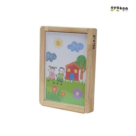 กรอบรูปเด็ก OYAKOO MIA 464018 34.5x25.5 ซม. สีไม้อ่อน_4