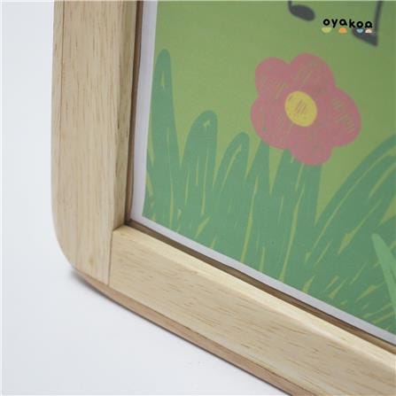 กรอบรูปเด็ก OYAKOO MIA 464018 34.5x25.5 ซม. สีไม้อ่อน_7
