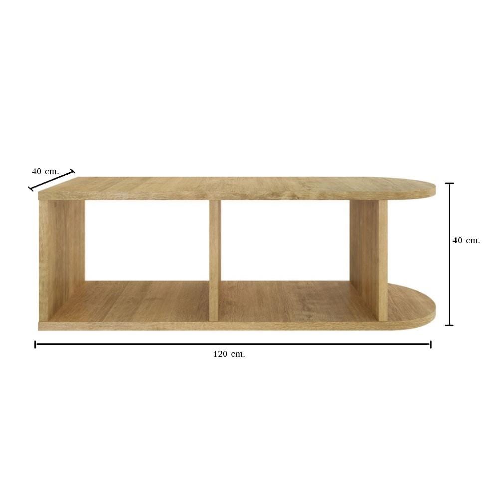 ตู้วางทีวี SB FURNITURE SKIPA 19241384 120 ซม. สีไม้อ่อน