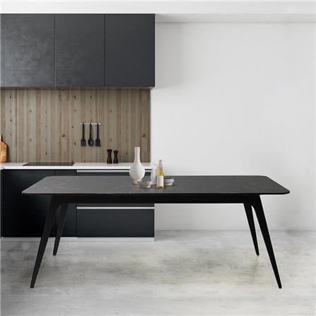 โต๊ะทานข้าว SB FURNITURE FILLET 19126425 200 ซม. สีน้ำตาล_3