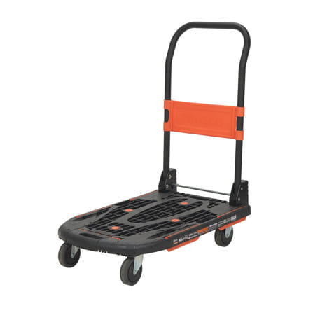 รถเข็น 4 ล้อ TRUSCO X MATALL PRO MPK-780 200 กก. สีดำ/ส้ม_0