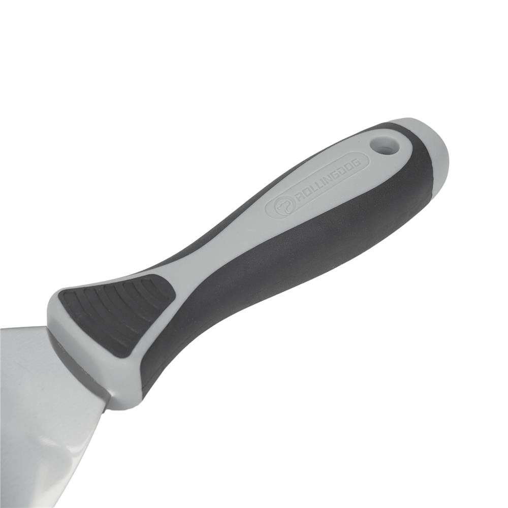 เกรียงโป๊วด้ามพลาสติก PP+ยาง ROLLINGDOG PRO 4 นิ้ว