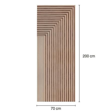 ประตูภายในโพลีสไตรีน ไม่เจาะลูกบิด LINEDEKOR 45DEGREE 70x200 ซม. สีบีช_3