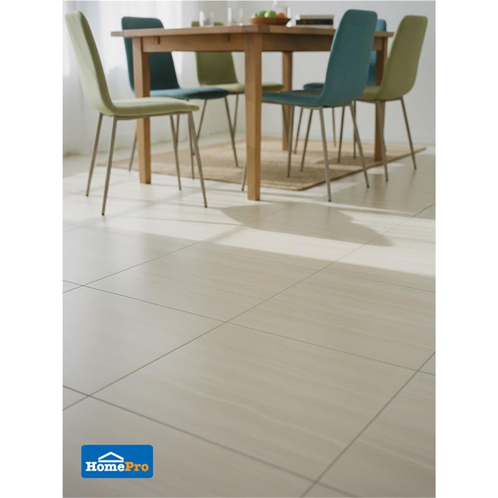 กระเบื้องพื้นพอร์ซเลน 60x60 ซม. COTTO คิม เบจ ซาติน PM 1.44 ตร.ม.
