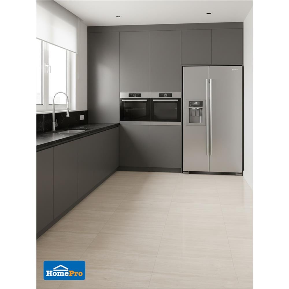กระเบื้องพื้นพอร์ซเลน 60x60 ซม. COTTO คิม เบจ ซาติน PM 1.44 ตร.ม.