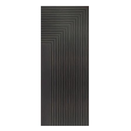 ประตูภายในโพลีสไตรีน ไม่เจาะลูกบิด LINEDEKOR 45DEGREE 80x200 ซม. สีโอ๊ค_0
