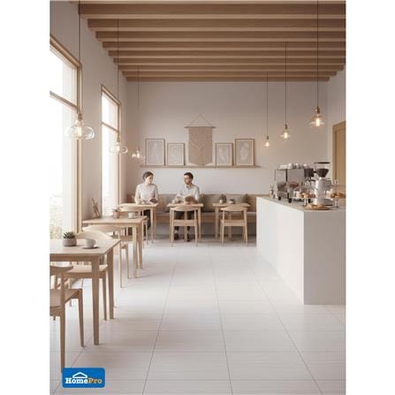 กระเบื้องพื้นพอร์ซเลน 60x60 ซม. COTTO คิม ขาว ซาติน PM 1.44 ตร.ม._3