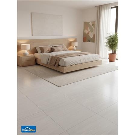 กระเบื้องพื้นพอร์ซเลน 60x60 ซม. COTTO คิม ขาว ซาติน PM 1.44 ตร.ม._5