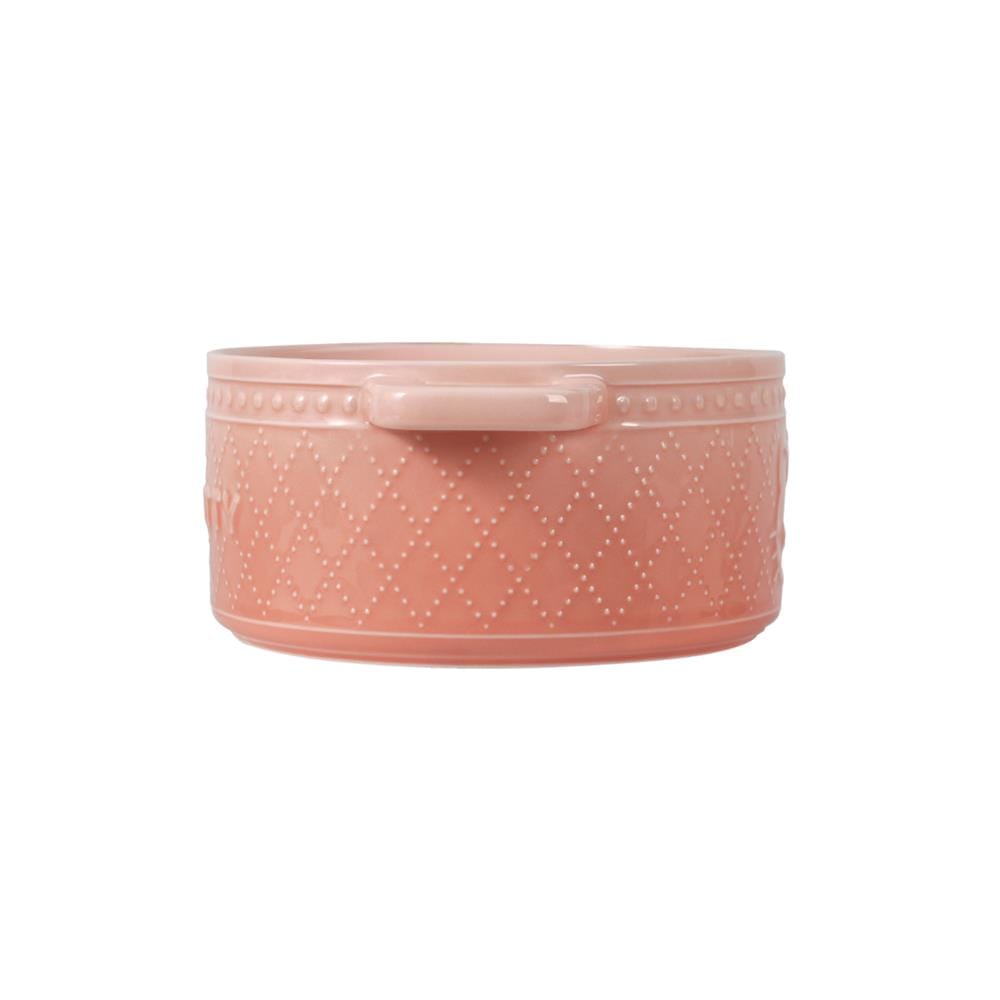 ชามมีหู PORCELAIN 6 นิ้ว FOFO KITTY VINTAGE สีชมพู