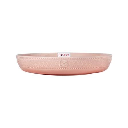จานบัวลึก PORCELAIN 8 นิ้ว FOFO KITTY VINTAGE สีชมพู