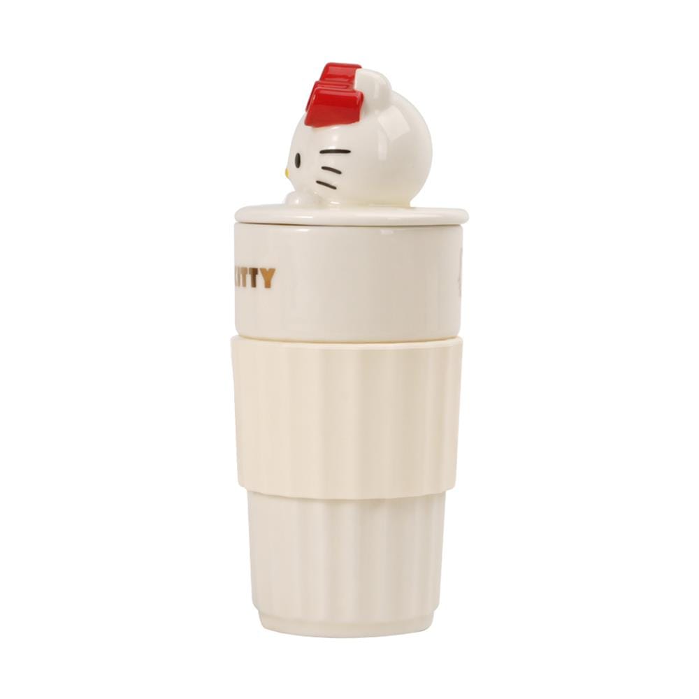 แก้วน้ำ PORCELAIN 500 มล. FOFO KITTY ROMAN