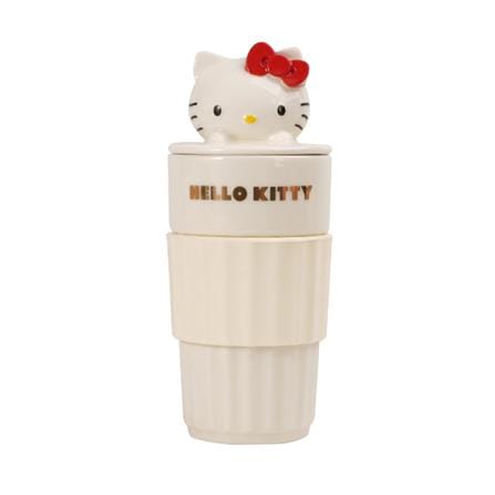 แก้วน้ำ PORCELAIN 500 มล. FOFO KITTY ROMAN_0