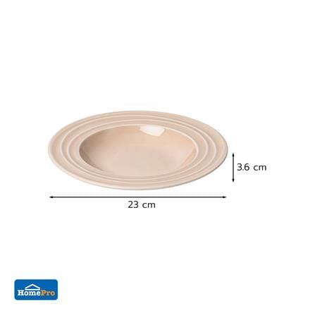 จานลึก FINE PORCELAIN 9 นิ้ว KECH AQUA PEACH_4