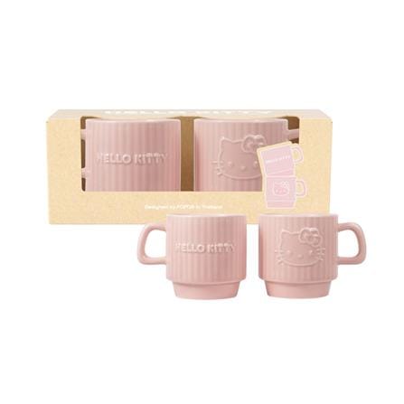 ชุดถ้วยหู PORCELAIN 300 มล. FOFO HELLO KITTY (2 ใบ)_1