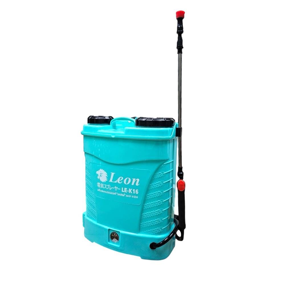 เครื่องพ่นยา (พร้อมแบตเตอรี่) LEON 16 ลิตร สีฟ้า