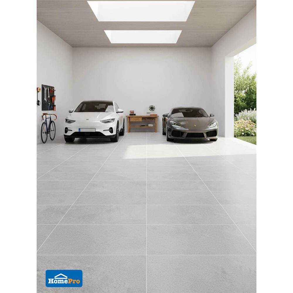 กระเบื้องพื้นพอร์ซเลน 30X60 ซม. COTTO พีโม เทา PM 1.44 ตร.ม.