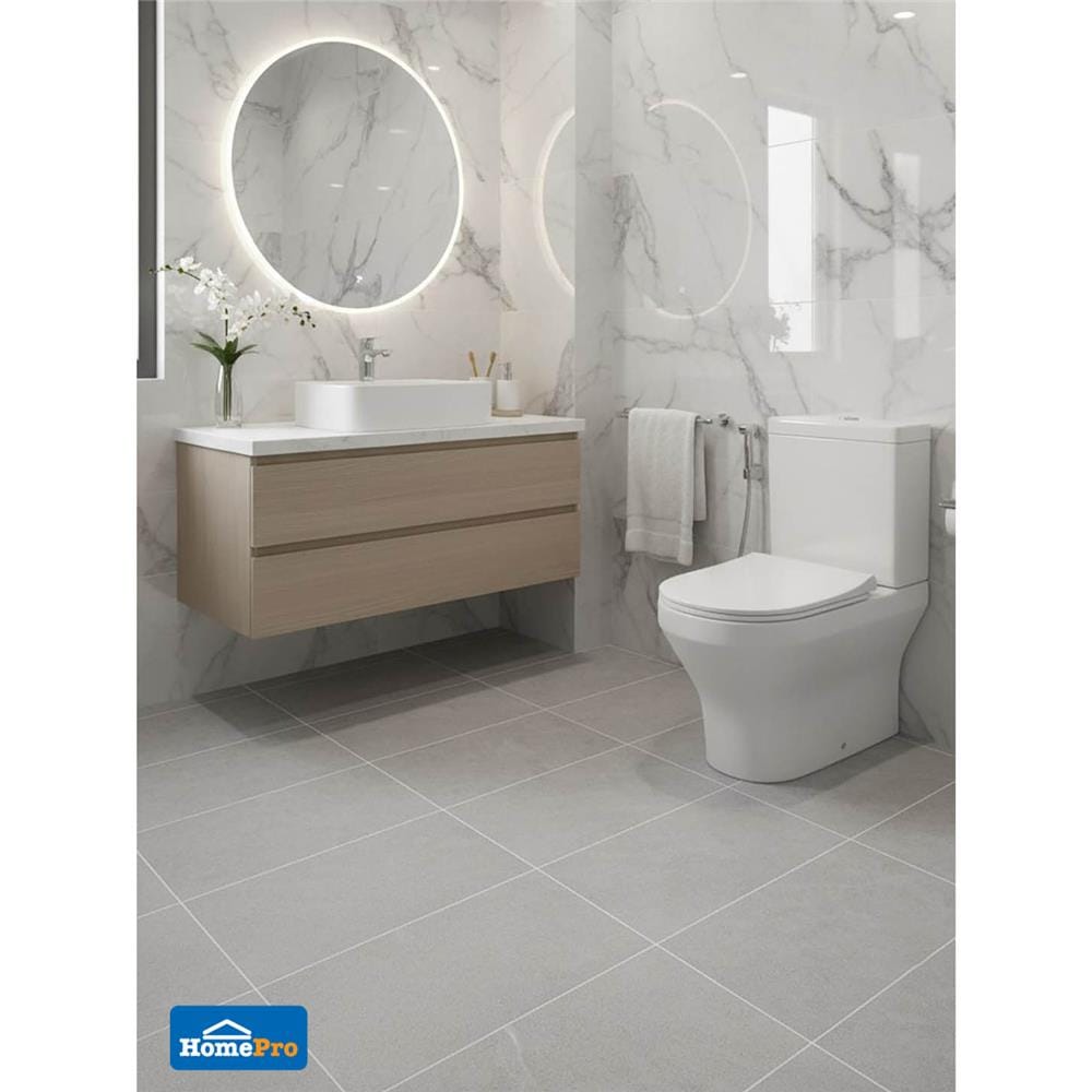 กระเบื้องพื้นพอร์ซเลน 30X60 ซม. COTTO พีโม เทา PM 1.44 ตร.ม.