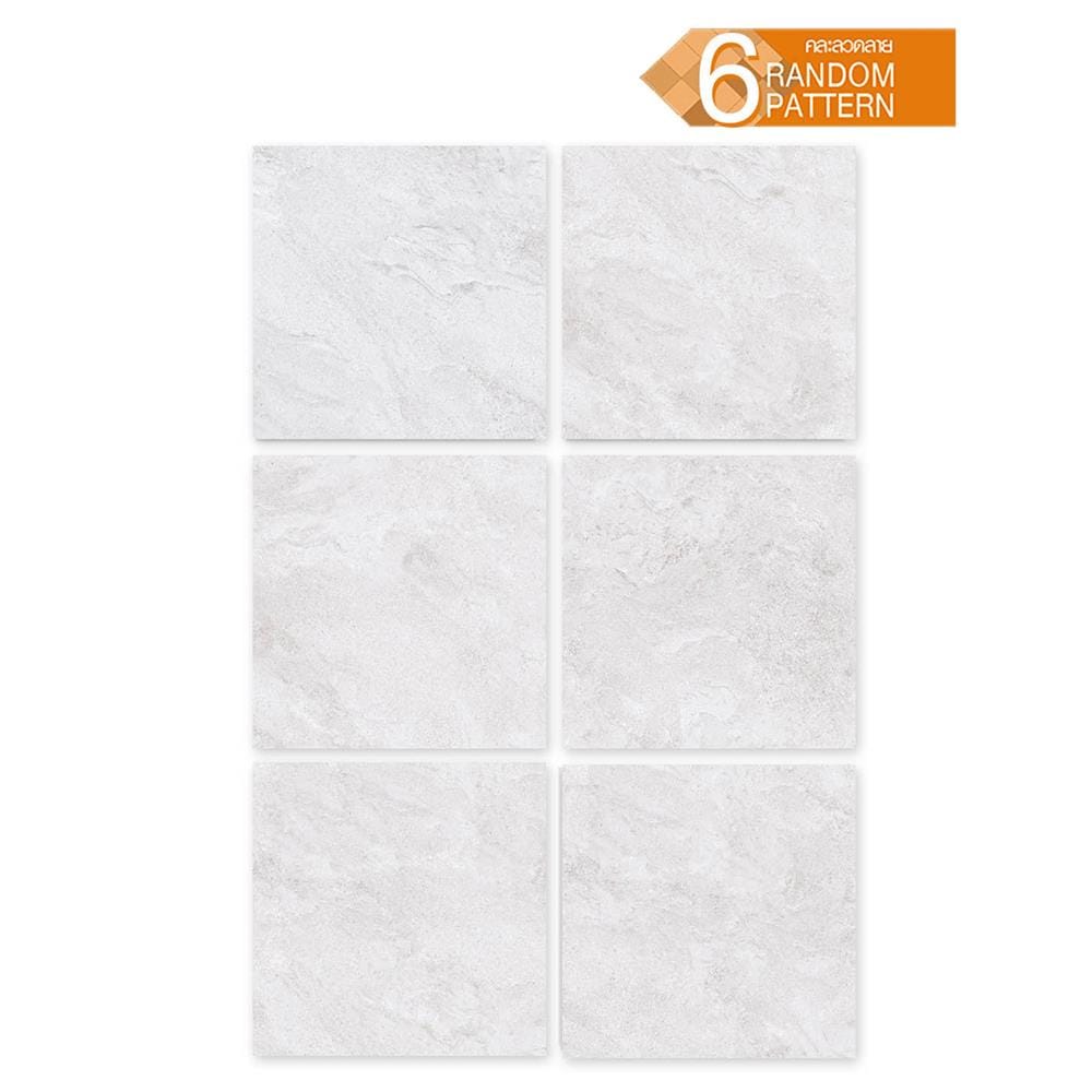 กระเบื้องพื้นพอร์ซเลน 60x60 ซม. COTTO ซานโตรินี เทา R11 PM 1.44 ตร.ม.