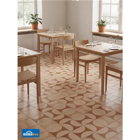 กระเบื้องพื้น 16x16 นิ้ว SOSUCO บุษบัน ชิโน น้ำตาล PM 0.96 ตร.ม._2