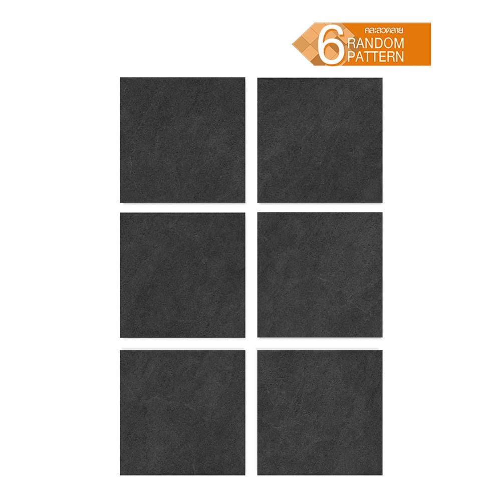 กระเบื้องพื้นพอร์ซเลน 60X60 ซม. COTTO พีโม ดำ R11 PM 1.44 ตร.ม.