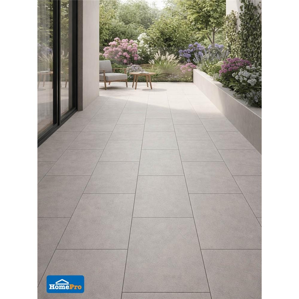 กระเบื้องพื้นพอร์ซเลน 30X60 ซม. COTTO พีโมวอร์ม เทา PM 1.44 ตร.ม.