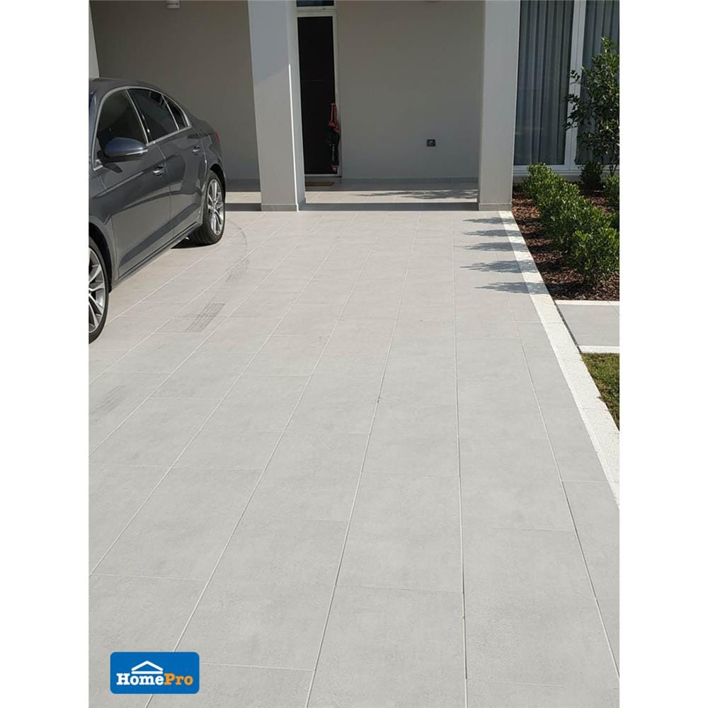 กระเบื้องพื้นพอร์ซเลน 30X60 ซม. COTTO พีโมวอร์ม เทา PM 1.44 ตร.ม.
