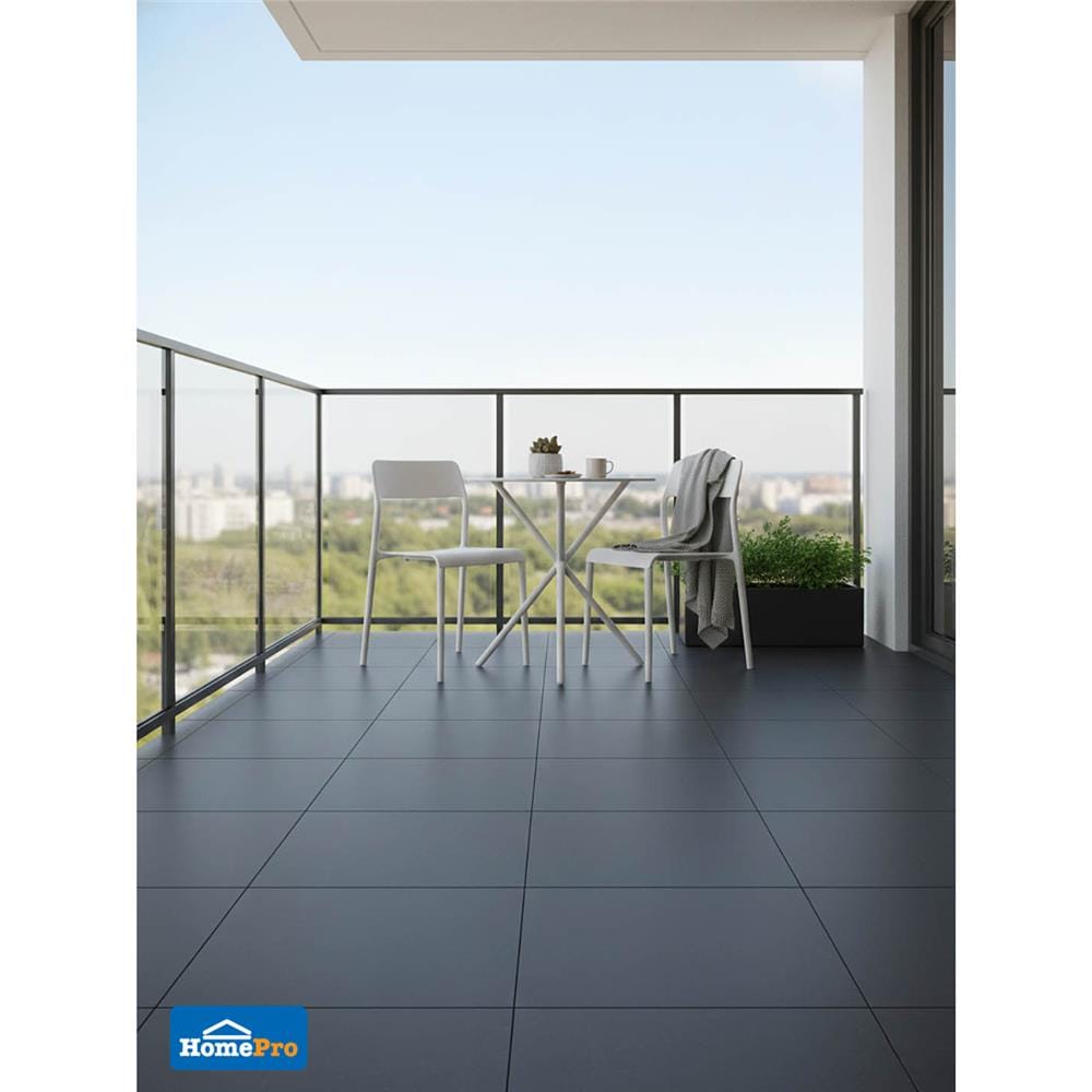 กระเบื้องพื้นพอร์ซเลน 30X60 ซม. COTTO พีโม ดำ PM 1.44 ตร.ม.