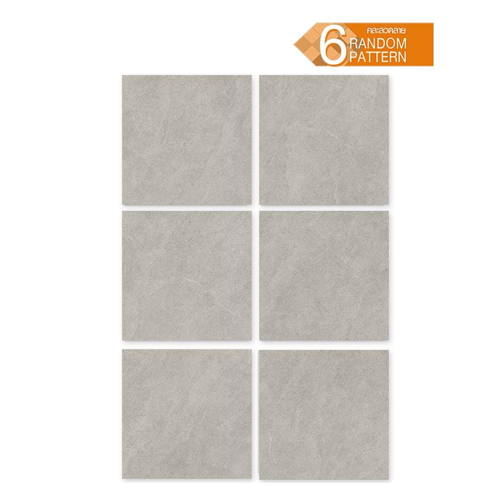 กระเบื้องพื้นพอร์ซเลน 60X60 ซม. COTTO พีโม วอร์ม เทา PM 1.44 ตร.ม.