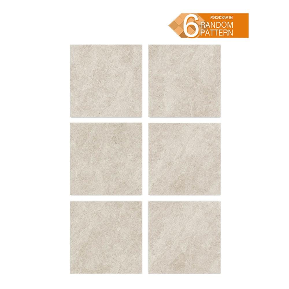 กระเบื้องพื้นพอร์ซเลน 60x60 ซม. COTTO พีโม เบจ R11 PM 1.44 ตร.ม.