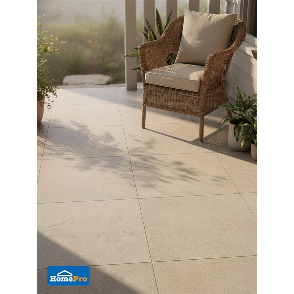 กระเบื้องพื้นพอร์ซเลน 60x60 ซม. COTTO พีโม เบจ R11 PM 1.44 ตร.ม.