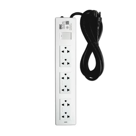 รางปลั๊กไฟ 6 ช่อง 1 สวิตซ์ UNIC P406-2 3500 วัตต์ 16 แอมป์ 5 เมตร_0